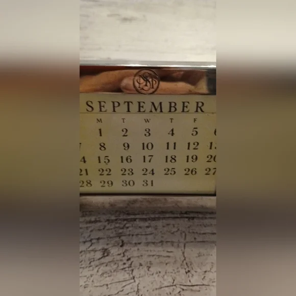Tiffany Perpetual Calendar Sterling